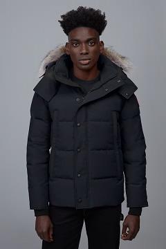 Chamarras Canada Goose Hombre México - Wyndham Abrigos Azul Marino KL6485301